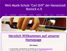Tablet Screenshot of orff-musikschule.de
